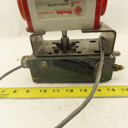 FlowTek 93-0633-113A0-532  1/2" NPT Ball Valve Actuator W/Pneumatic Positioner