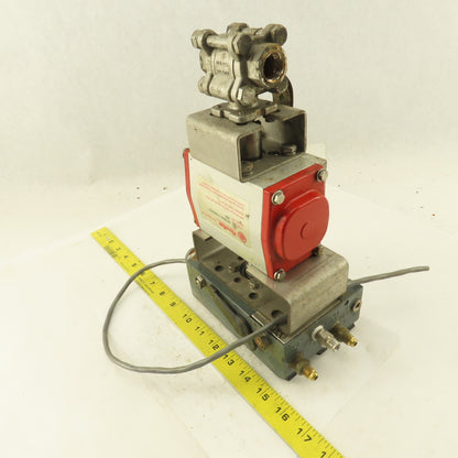 FlowTek 93-0633-113A0-532  1/2" NPT Ball Valve Actuator W/Pneumatic Positioner