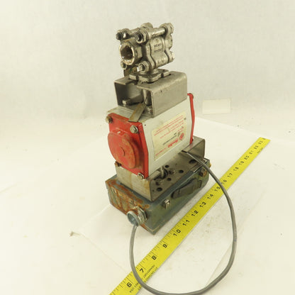 FlowTek 93-0633-113A0-532  1/2" NPT Ball Valve Actuator W/Pneumatic Positioner