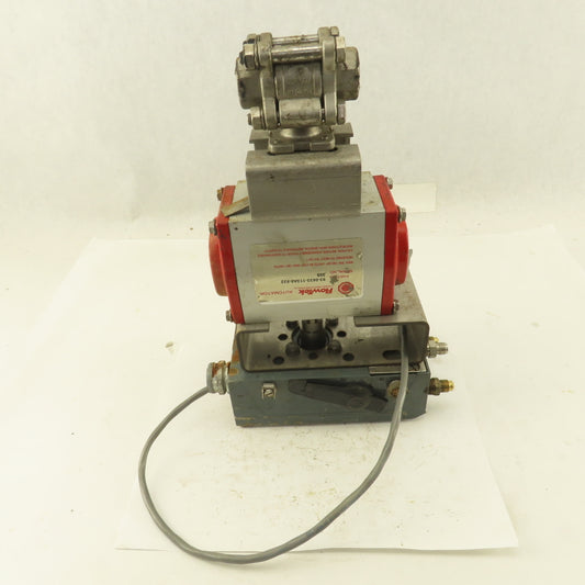 FlowTek 93-0633-113A0-532  1/2" NPT Ball Valve Actuator W/Pneumatic Positioner