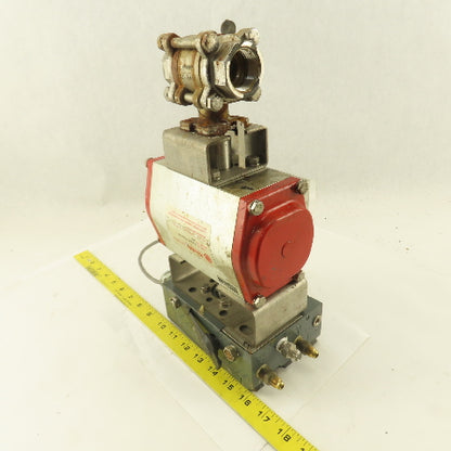 FlowTek 93-0834-113A0-532  1" NPT Ball Valve Actuator W/Pneumatic Positioner