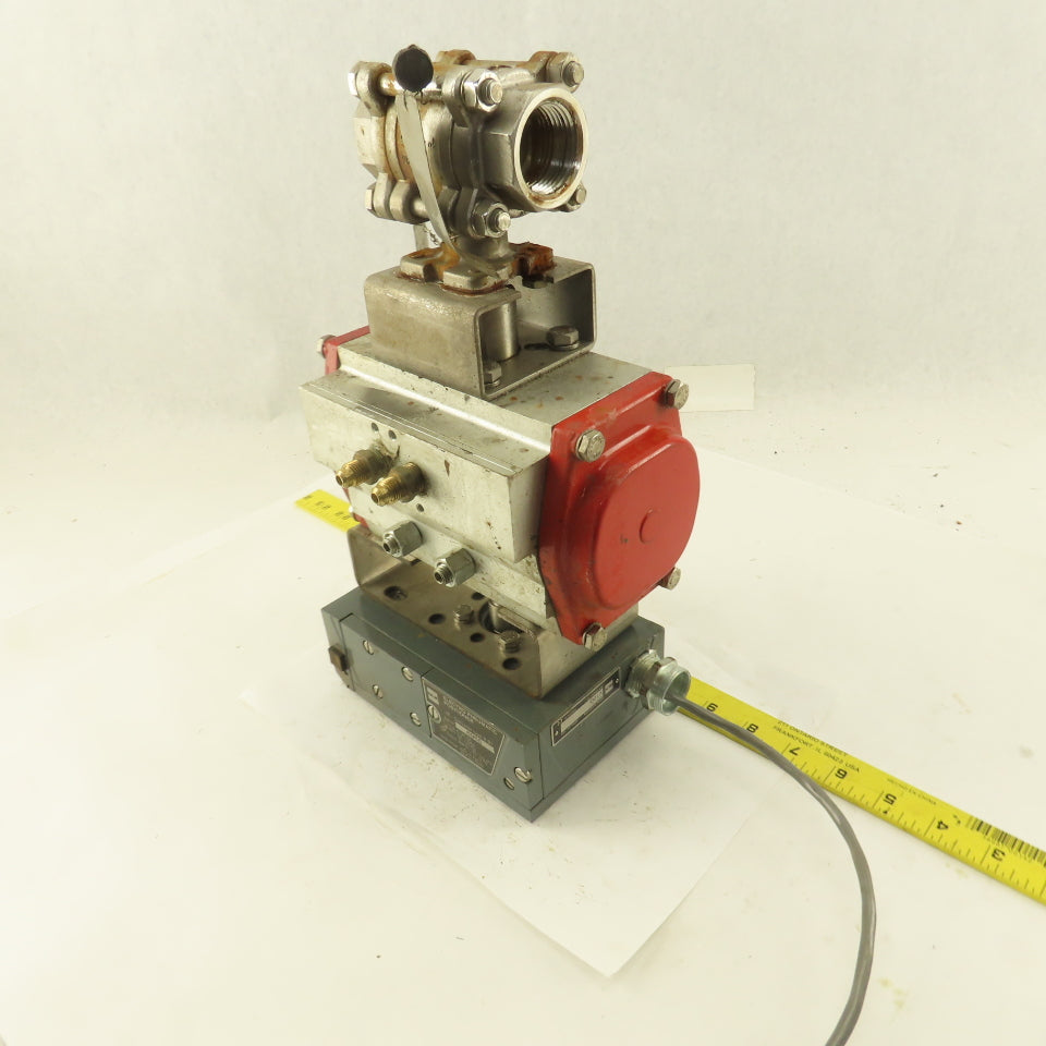FlowTek 93-0834-113A0-532  1" NPT Ball Valve Actuator W/Pneumatic Positioner