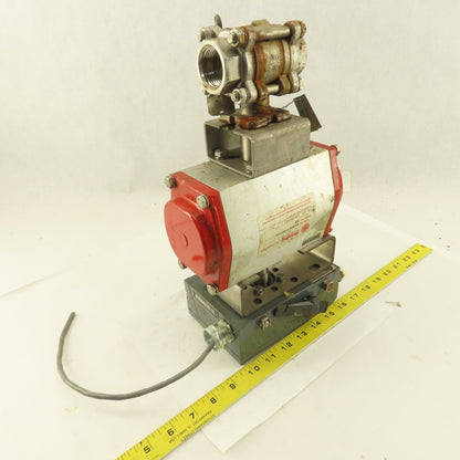 FlowTek 93-0834-113A0-532  1" NPT Ball Valve Actuator W/Pneumatic Positioner
