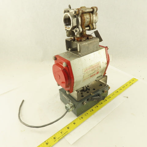 FlowTek 93-0834-113A0-532  1" NPT Ball Valve Actuator W/Pneumatic Positioner