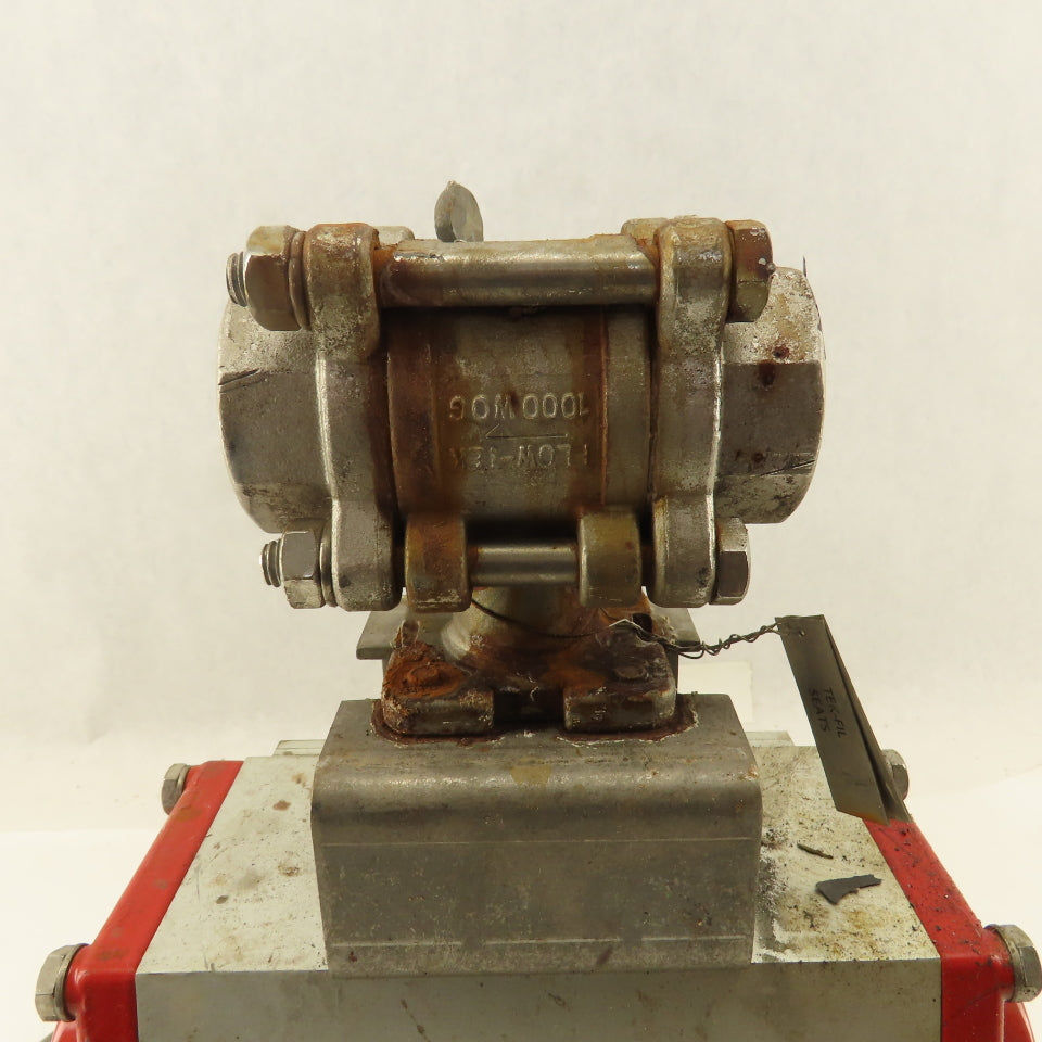 FlowTek 93-0834-113A0-532  1" NPT Ball Valve Actuator W/Pneumatic Positioner