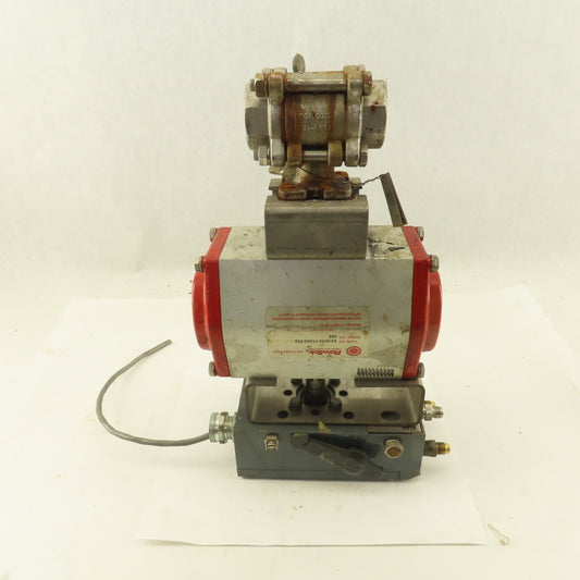 FlowTek 93-0834-113A0-532  1" NPT Ball Valve Actuator W/Pneumatic Positioner