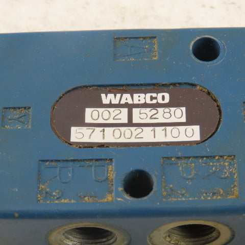 Wabco Westinghouse 5710021100 2 Position Pneumatic Solenoid Valve
