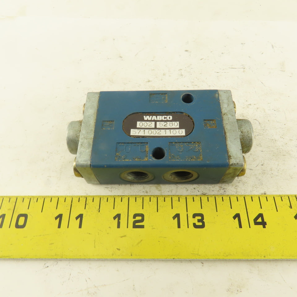 Wabco Westinghouse 5710021100 2 Position Pneumatic Solenoid Valve