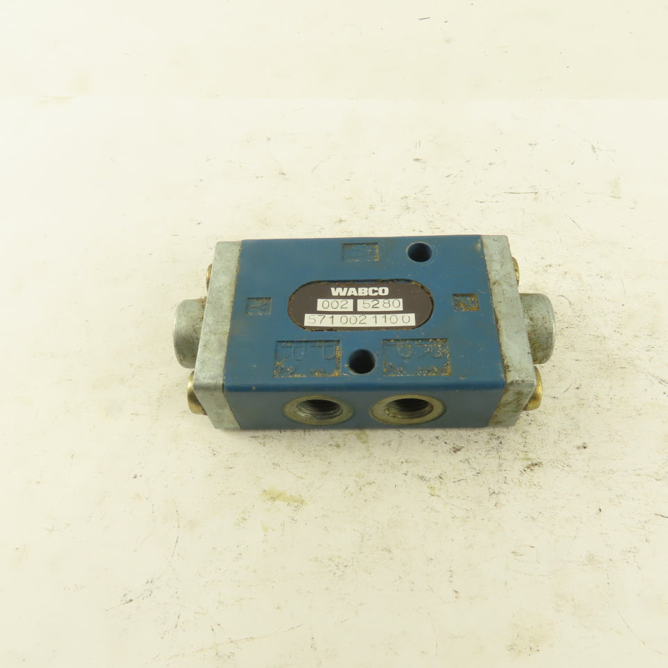 Wabco Westinghouse 5710021100 2 Position Pneumatic Solenoid Valve