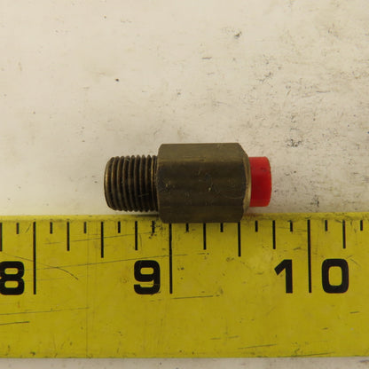 1/8" NPT x 1/4" Nylon Push To Connect Brass Straight Connector Lot Of 5