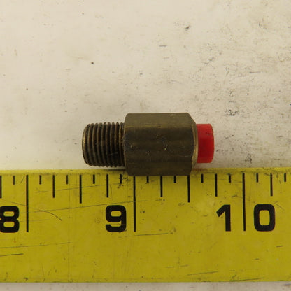 1/8" NPT x 1/4" Nylon Push To Connect Brass Straight Connector Lot Of 5
