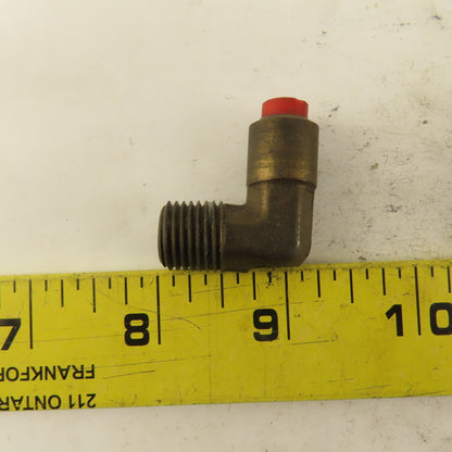 1/4" NPT x 1/4" Nylon Push To Connect Brass Elbow 90° Connector Lot Of 5