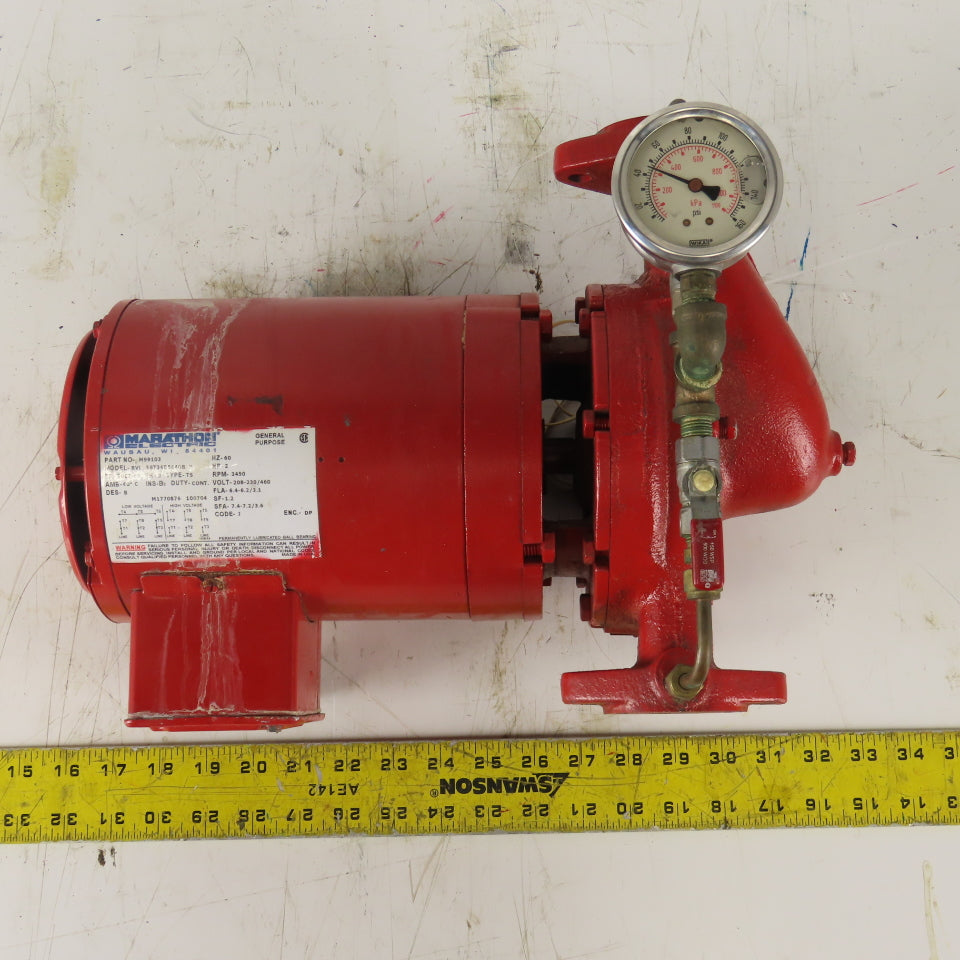 Bell & Gossett 1AA 4.875BF Ser. E Centrifugal Circulation Pump 2HP 208-230/460