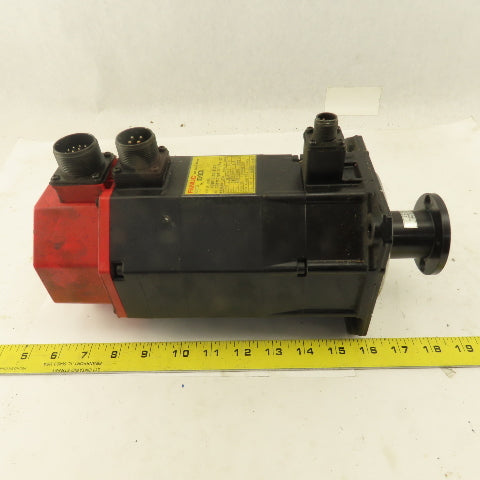 Fanuc A06B-0123-B177 0.9kW 3000RPM 127VAC 200Hz AC Servo Motor
