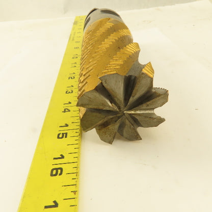 Niagara 2" Dia. 8 Flute Twist TiN Coated Roughing End Mill Positiv-Lok Shank