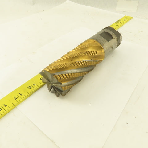 Niagara 2" Dia. 8 Flute Twist TiN Coated Roughing End Mill Positiv-Lok Shank