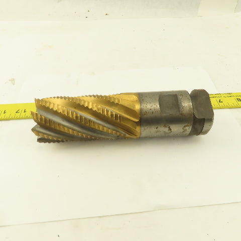 Niagara 2" Dia. 8 Flute Twist TiN Coated Roughing End Mill Positiv-Lok Shank