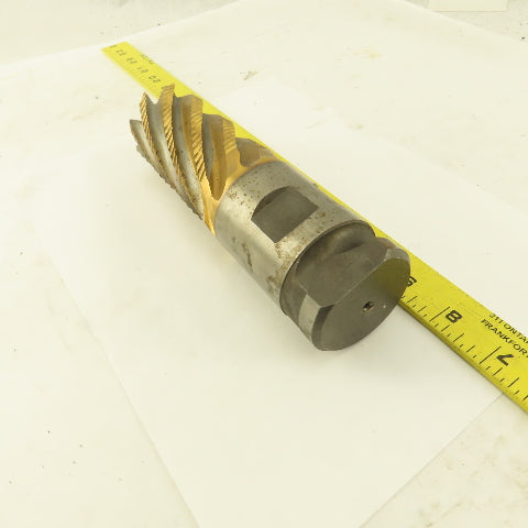 Niagara 2" Dia. 8 Flute Twist TiN Coated Roughing End Mill Positiv-Lok Shank
