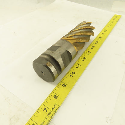 Niagara 2" Dia. 8 Flute Twist TiN Coated Roughing End Mill Positiv-Lok Shank