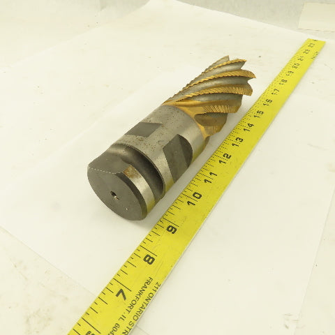 Niagara 2" Dia. 8 Flute Twist TiN Coated Roughing End Mill Positiv-Lok Shank