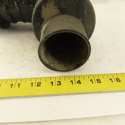 Geberit 90mm x 63mm HDPE Reducer Elbow Compression