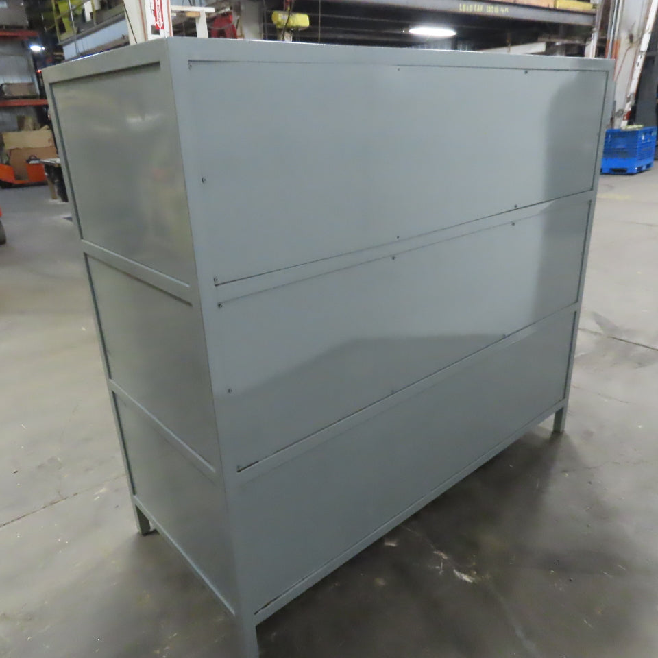 Industrial Heavy Gauge 3 Shelf Shelving Unit Tool Parts Storage 72-3/4x31-1/2x65