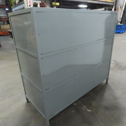 Industrial Heavy Gauge 3 Shelf Shelving Unit Tool Parts Storage 72-3/4x31-1/2x65