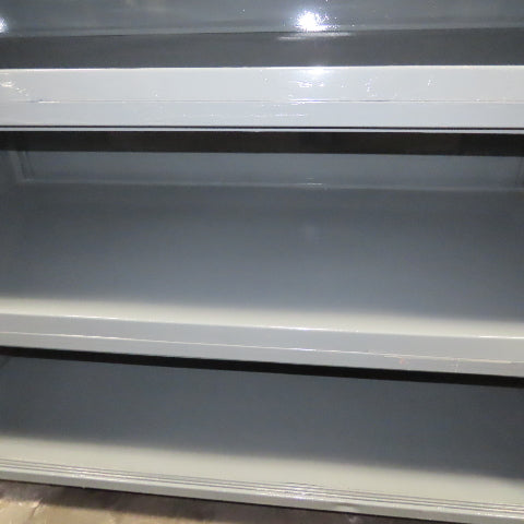 Industrial Heavy Gauge 3 Shelf Shelving Unit Tool Parts Storage 72-3/4x31-1/2x65