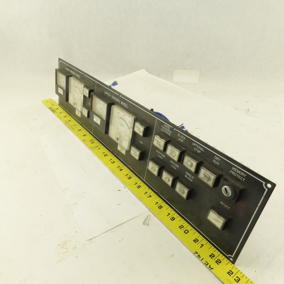 Fuji FS-60 MR-2A RPM Ammeter Display Monitor Switch Board CNC Grinder