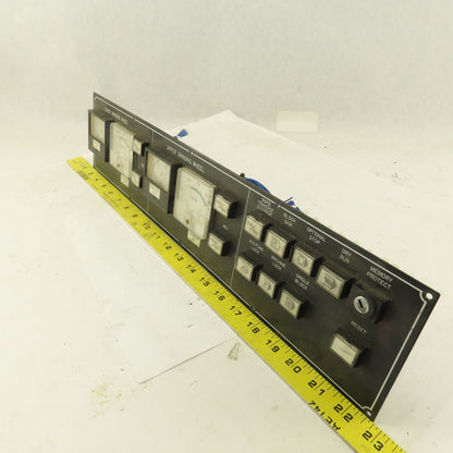 Fuji FS-60 MR-2A RPM Ammeter Display Monitor Switch Board CNC Grinder