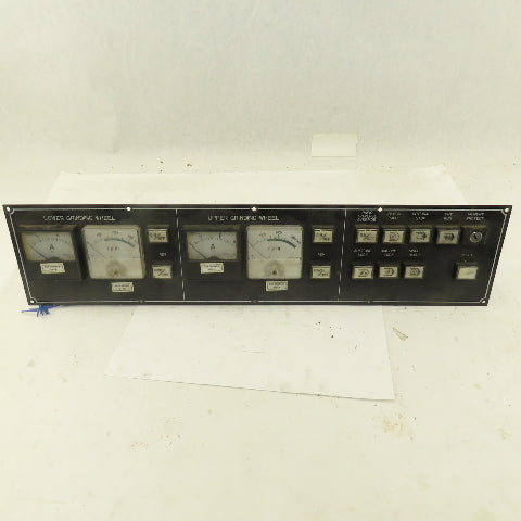 Fuji FS-60 MR-2A RPM Ammeter Display Monitor Switch Board CNC Grinder