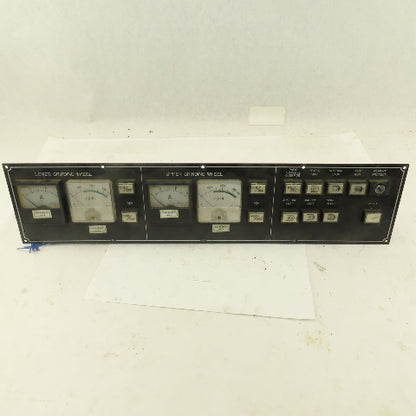 Fuji FS-60 MR-2A RPM Ammeter Display Monitor Switch Board CNC Grinder