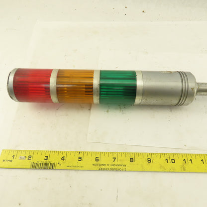 Sasaki ST Patlite 100V AC Signal Tower Red Amber Green 23" OAL