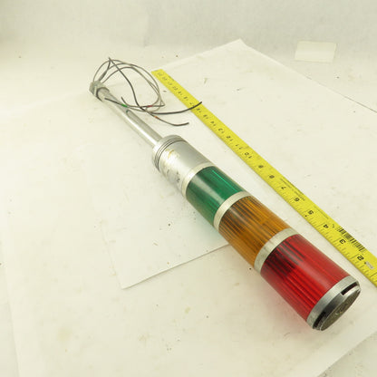 Sasaki ST Patlite 100V AC Signal Tower Red Amber Green 23" OAL