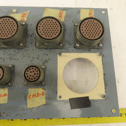 ITT CA3102A32A-105 54 Pin Circular Base Connector Fanuc Robot Distribution Panel