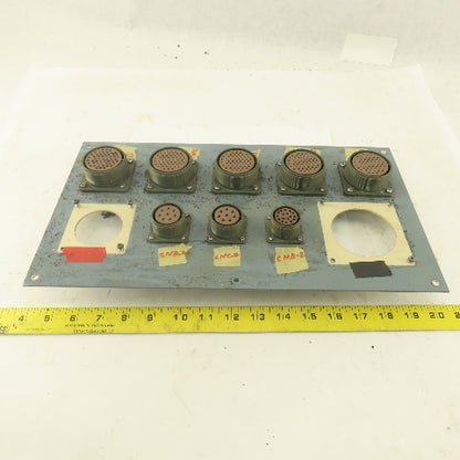 ITT CA3102A32A-105 54 Pin Circular Base Connector Fanuc Robot Distribution Panel