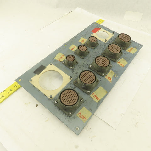 ITT CA3102A32A-105 54 Pin Circular Base Connector Fanuc Robot Distribution Panel