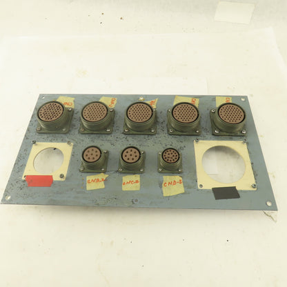 ITT CA3102A32A-105 54 Pin Circular Base Connector Fanuc Robot Distribution Panel
