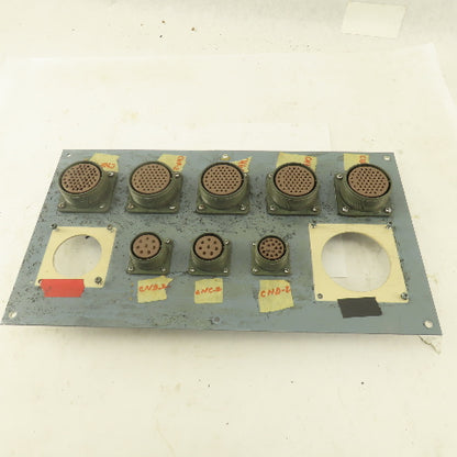 ITT CA3102A32A-105 54 Pin Circular Base Connector Fanuc Robot Distribution Panel