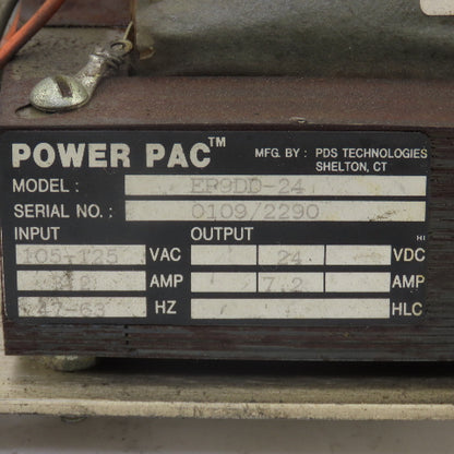 Power Pac Inc. EP9DD-24 105-125VAC 24VDC Output Power Supply