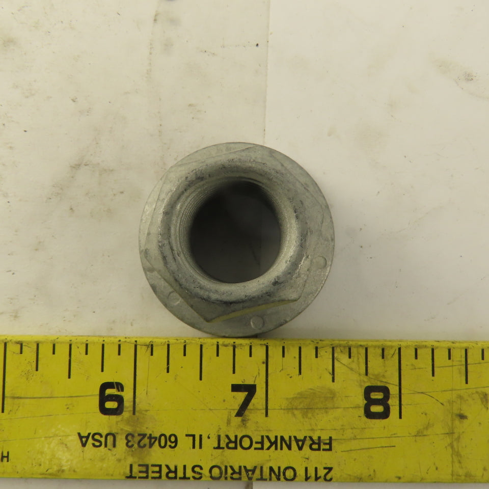 3/4"-16 Flange Self Locking Oblong Nut Zinc Coated Lot Of 10
