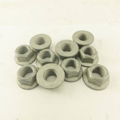 3/4"-16 Flange Self Locking Oblong Nut Zinc Coated Lot Of 10