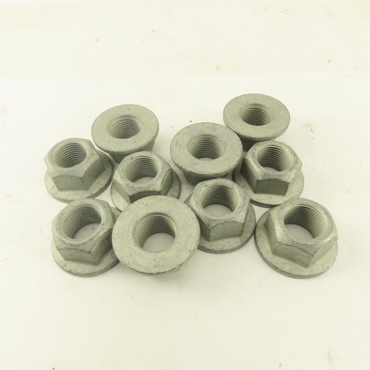 3/4"-16 Flange Self Locking Oblong Nut Zinc Coated Lot Of 10