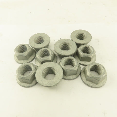 3/4"-16 Flange Self Locking Oblong Nut Zinc Coated Lot Of 10
