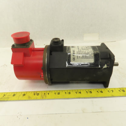 Fanuc A06B-0312-B564/7008-R 120V 2000RPM 3Ph AC Servo Motor 10mm Shaft