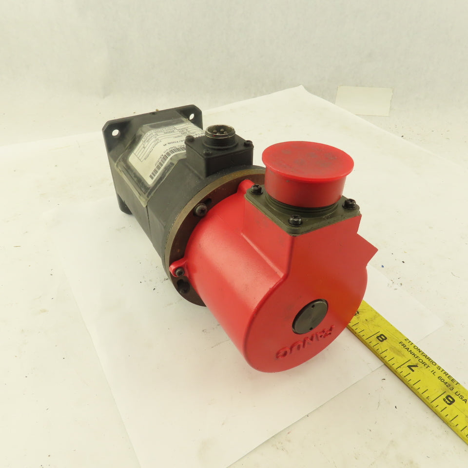 Fanuc A06B-0312-B564/7008-R 120V 2000RPM 3Ph AC Servo Motor 10mm Shaft