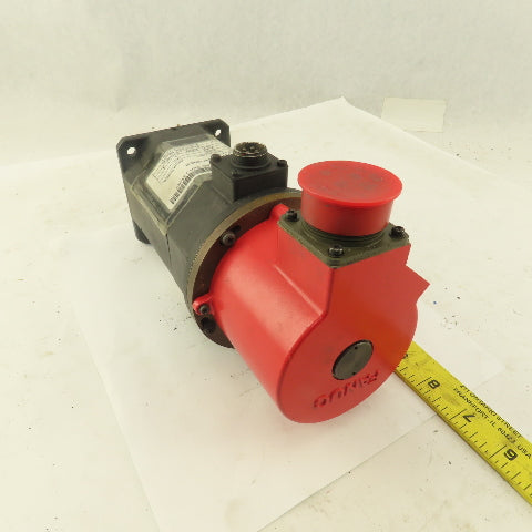 Fanuc A06B-0312-B564/7008-R 120V 2000RPM 3Ph AC Servo Motor 10mm Shaft