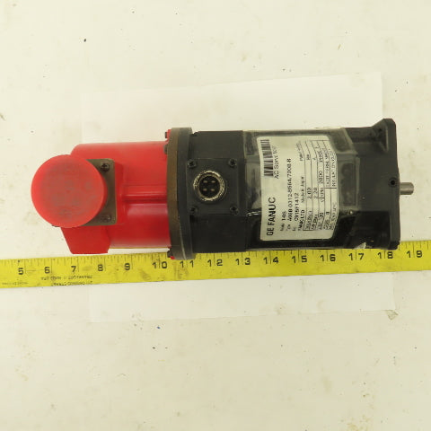 Fanuc A06B-0312-B564/7008-R 120V 2000RPM 3Ph AC Servo Motor 10mm Shaft