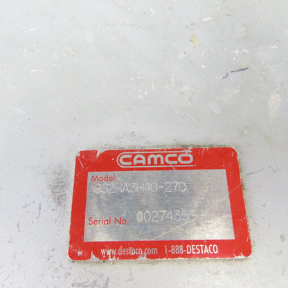 Camco 662RA3H40-270 3 Stop 270° Rotary Index 25:1 1.5kW 230/460V Overload Clutch