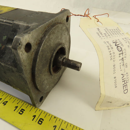Fanuc A06B-0312-B501 120V 2000RPM 3Ph AC Servo Motor Parts/Repair